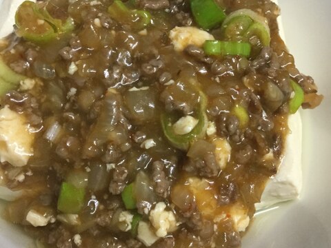 ほっこり♪あんかけ肉豆腐